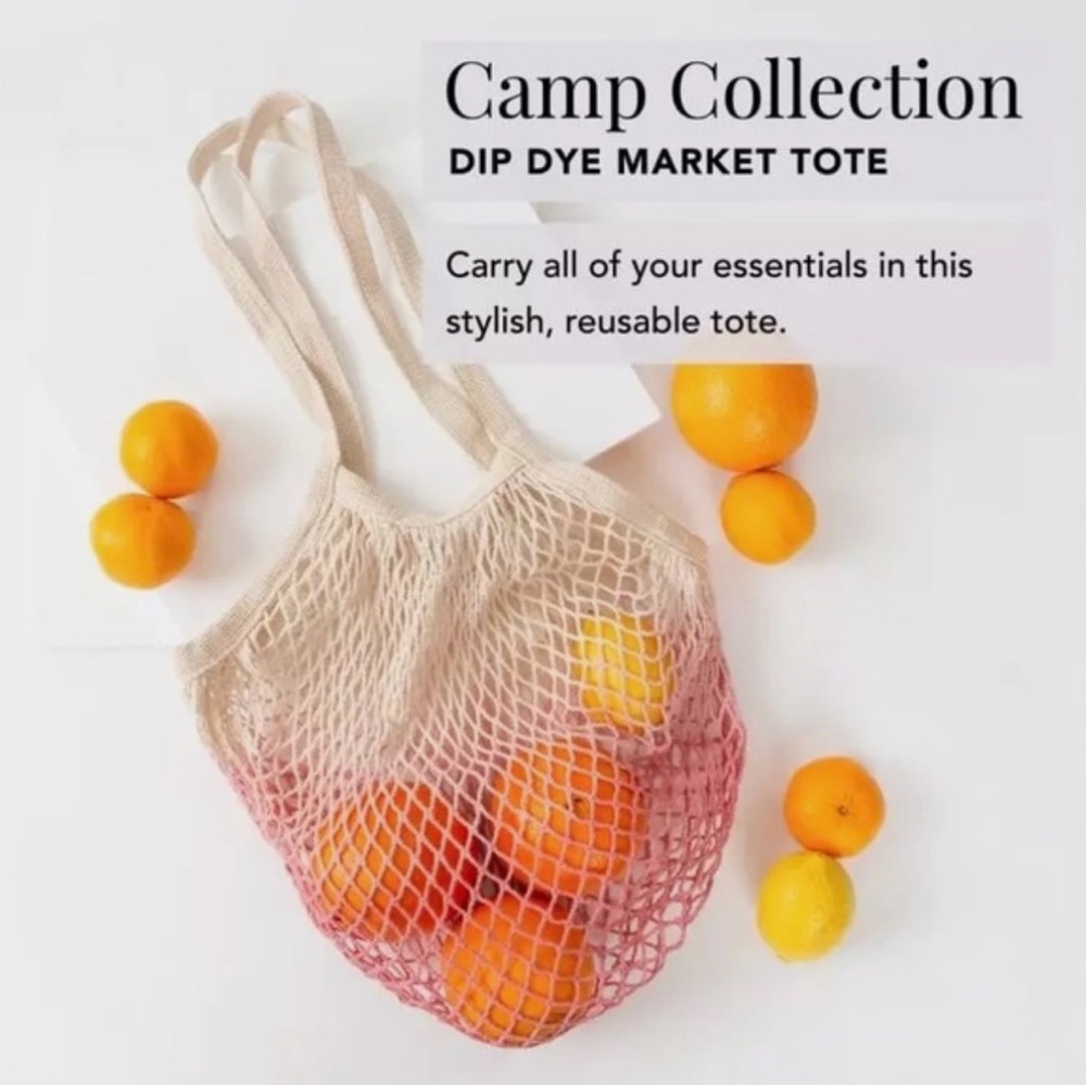 CAMP COLLECTION DIP DYED MARKET TOTE - Ombré Tote Bag - lt Stretches